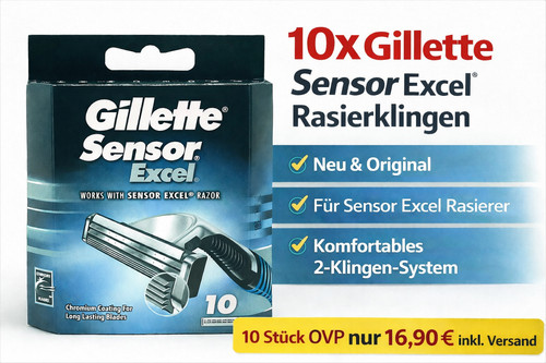 Gillette sensor excel - sensor, di